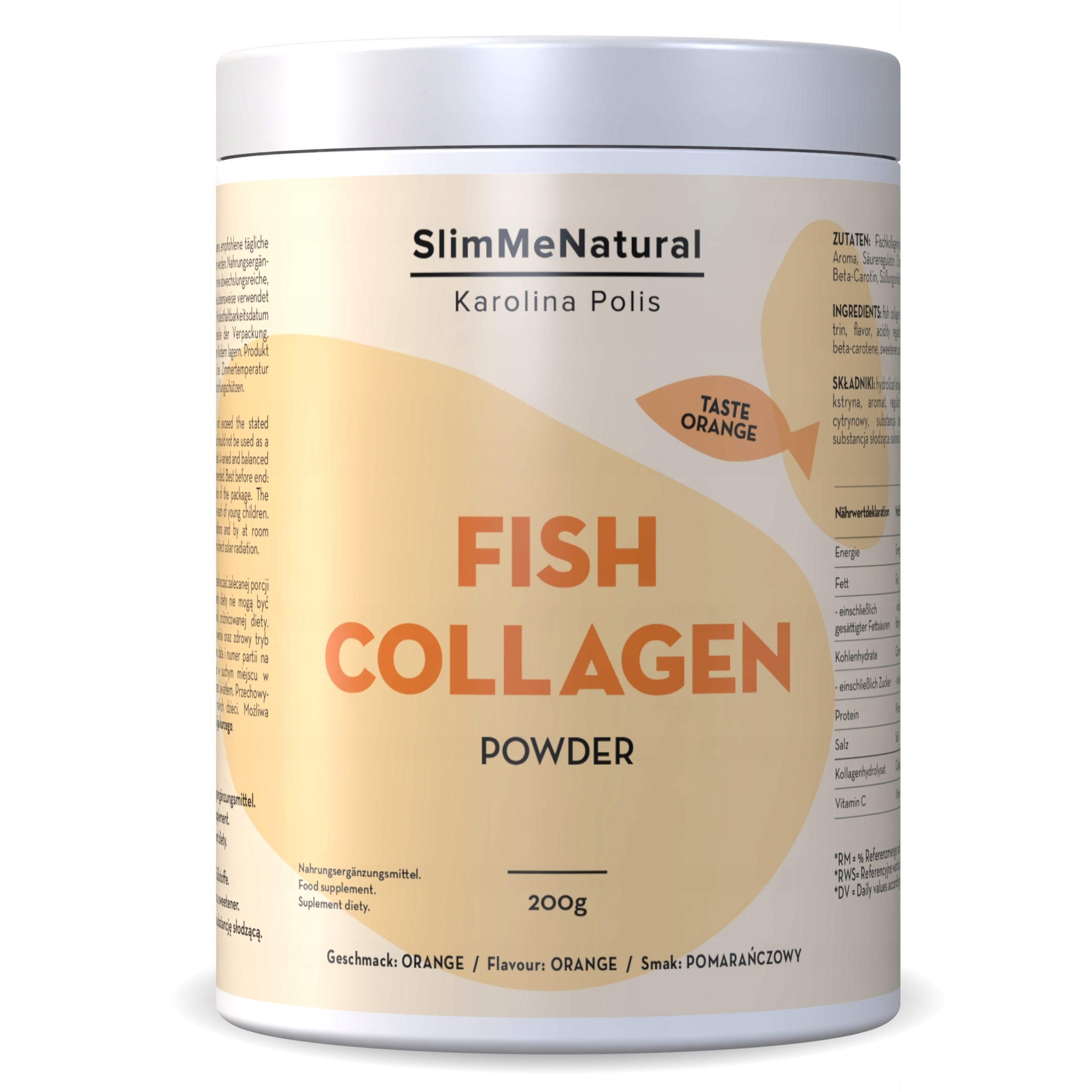 Collagen Fish Drinking Hair Nails Cera Joints Vitamin C Premium 200g EAN (GTIN) 5906970593014