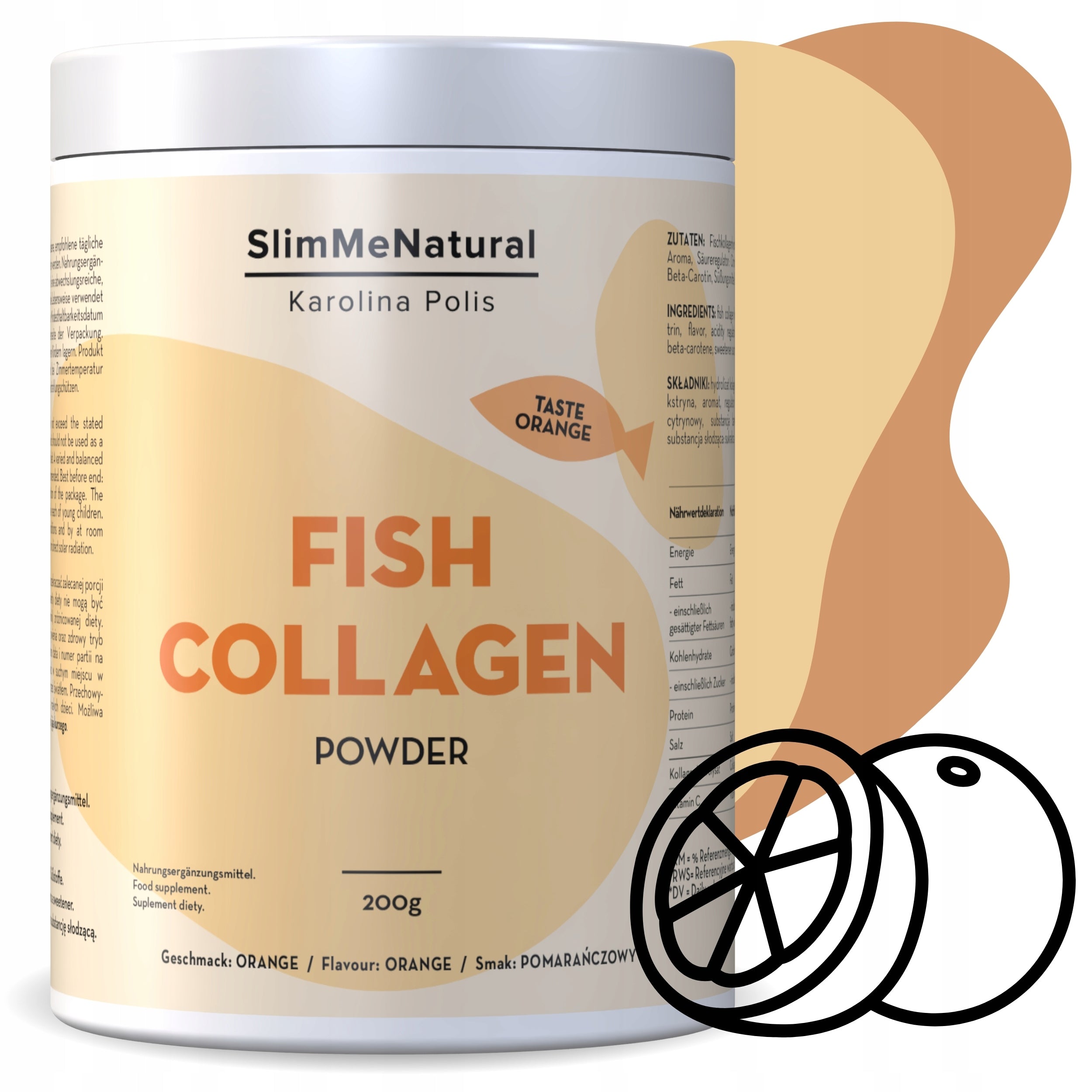 Collagen Fish Drinking Hair Nails Cera Joints Vitamin C Premium 200g
