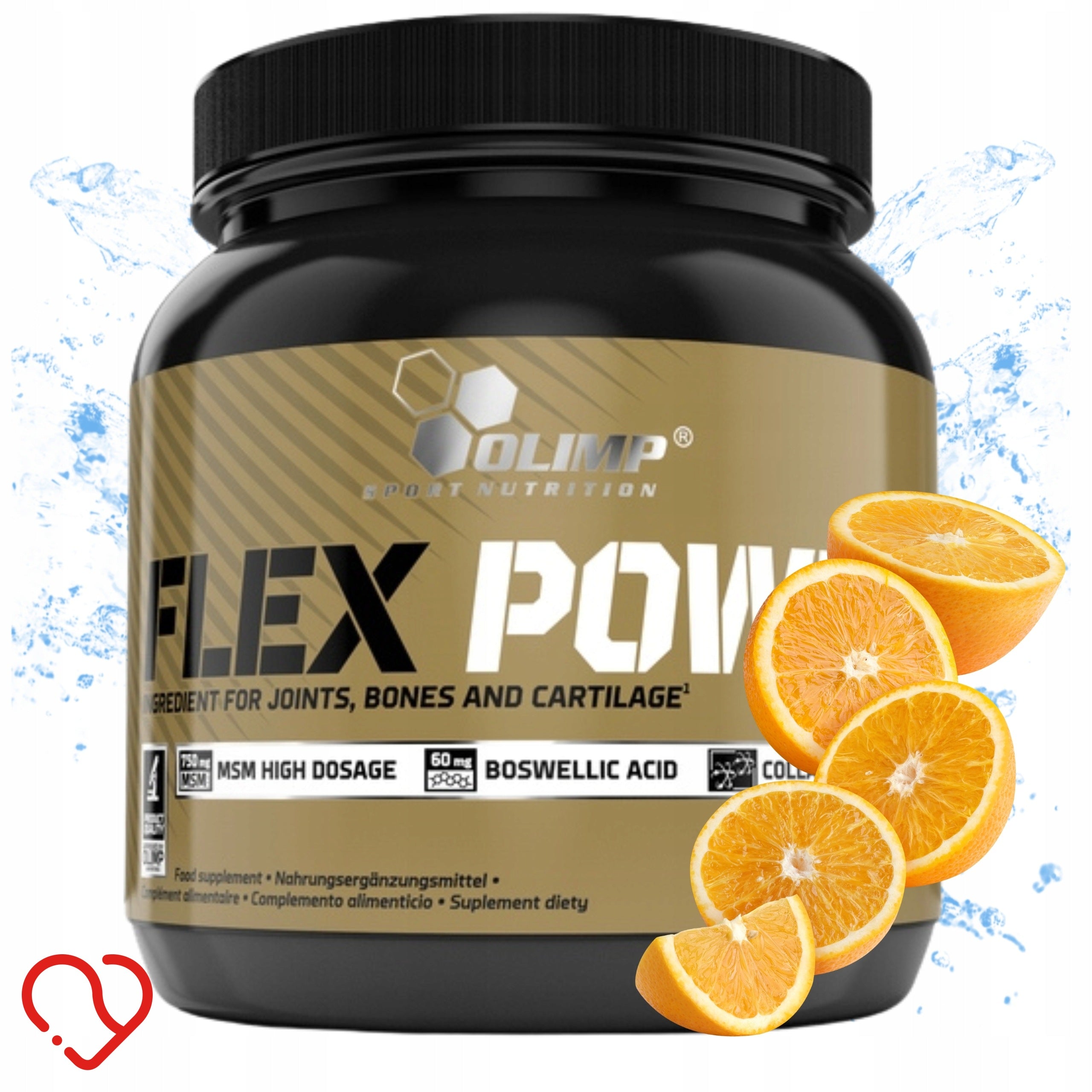 Collagen Flex Xplode OLIMP for joints bone powder 504g orange flavoured