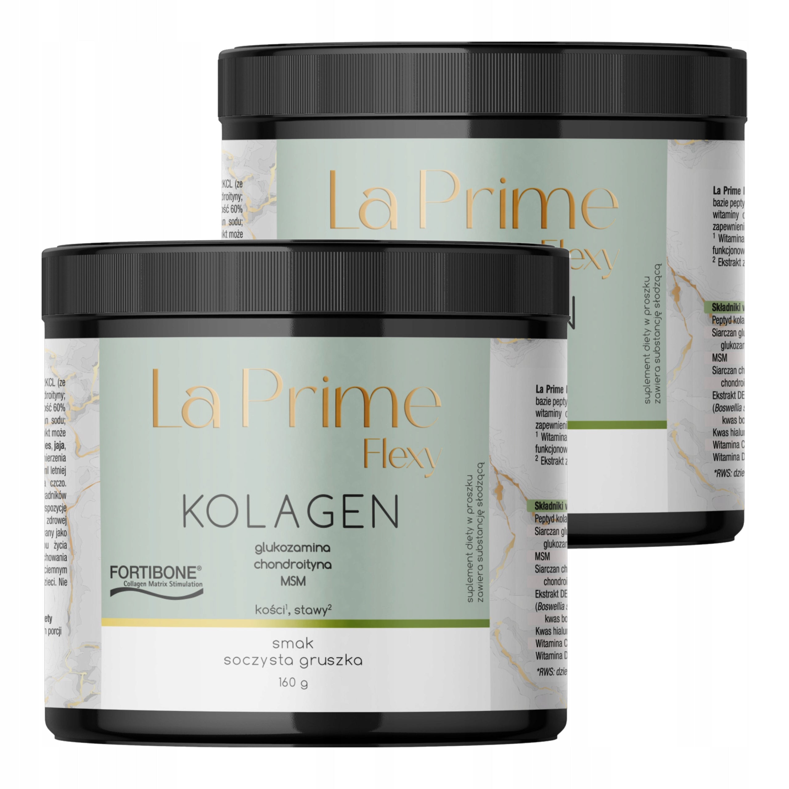 Collagen For Joints Beef LA PRIME FLEXY Fortibone Powder Skin Bones