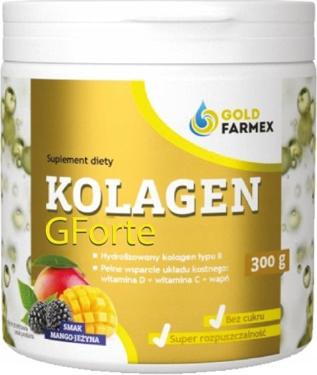 Collagen GForte powder for skin and joints Goldfarmex 300 g