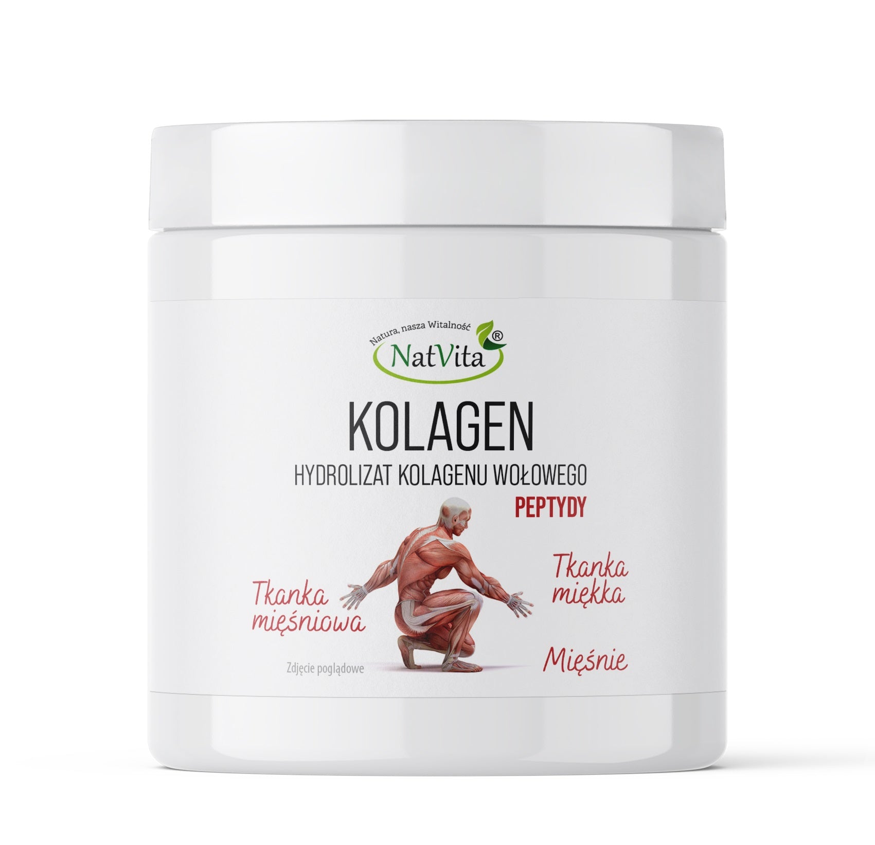 Collagen Hydrolyzate Peptides Muscle Bone Joints Skin Powder 270g NatVita