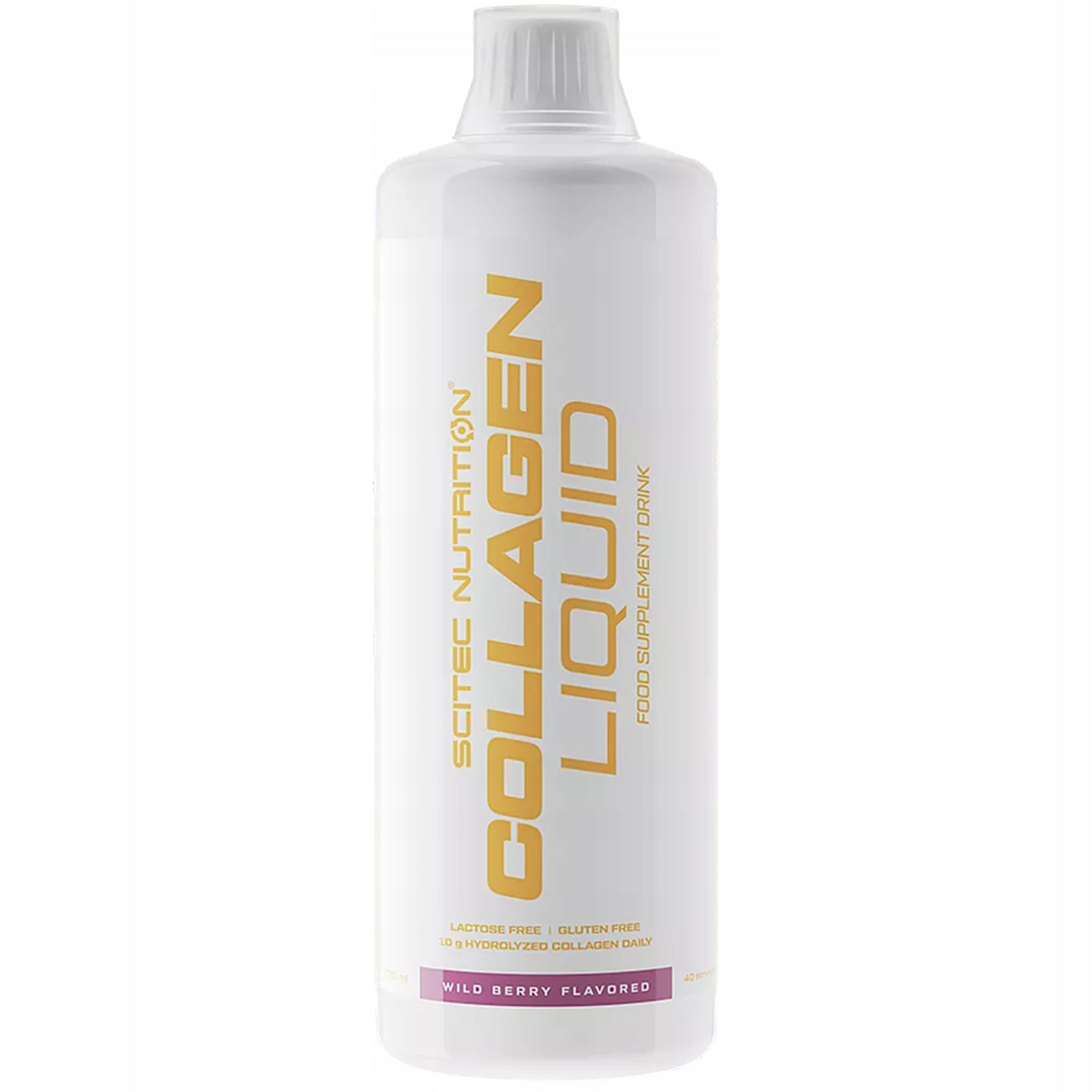 Collagen Hydrolyzed Liquid 1000ml Joints Skin Hair Nails SCITEC