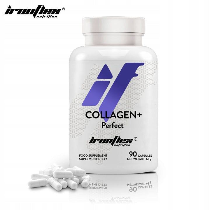 Collagen IronFlex 90 capsules COLLAGEN Beef Hyaluronic Acid + Vitamin C Medical device no