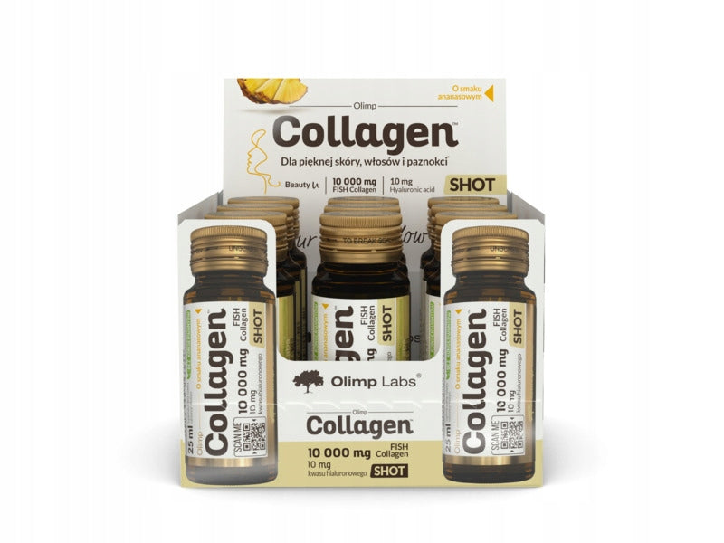Collagen OLIMP Collagen Shot Pineapple (25 ml) x 9