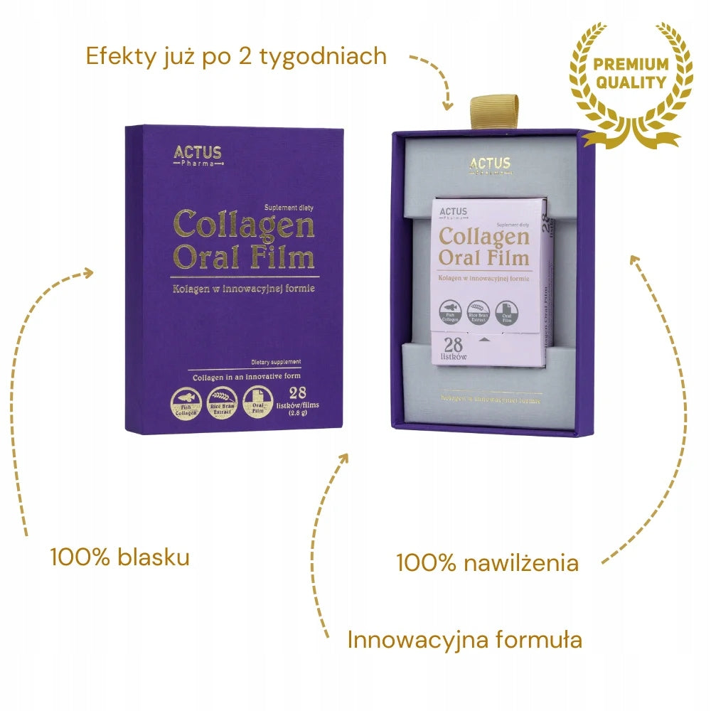 Collagen Oral Film. Package 14 days - 28 pieces Brand no brand