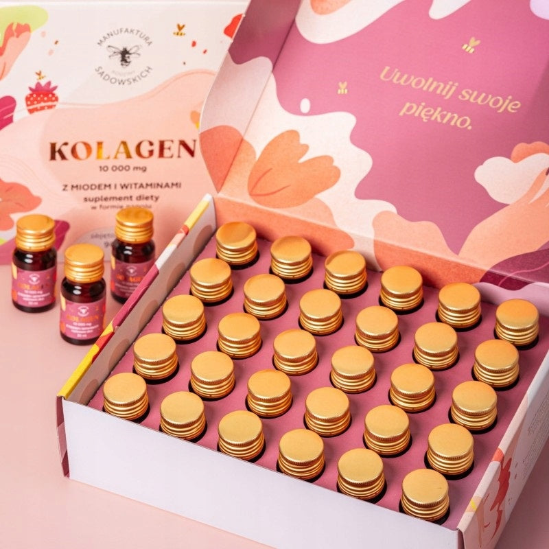 Collagen Premium 10 000 mg Pasieka Sadowski Shots 30x30ml Brand Pasieka