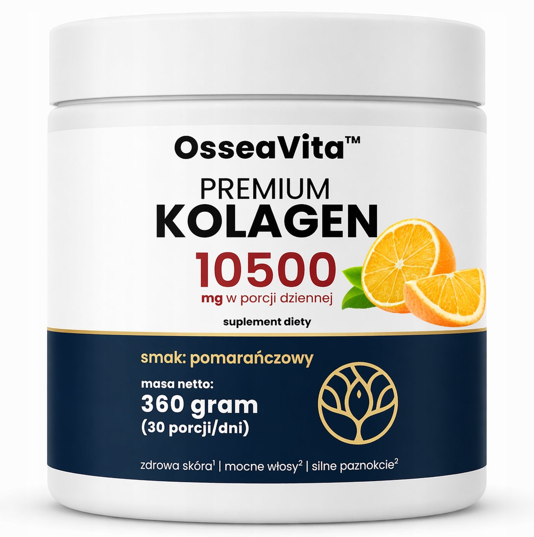 Collagen Premium 10 500 mg – Joints Skin Bones | Orange Flavour 30 Servings
