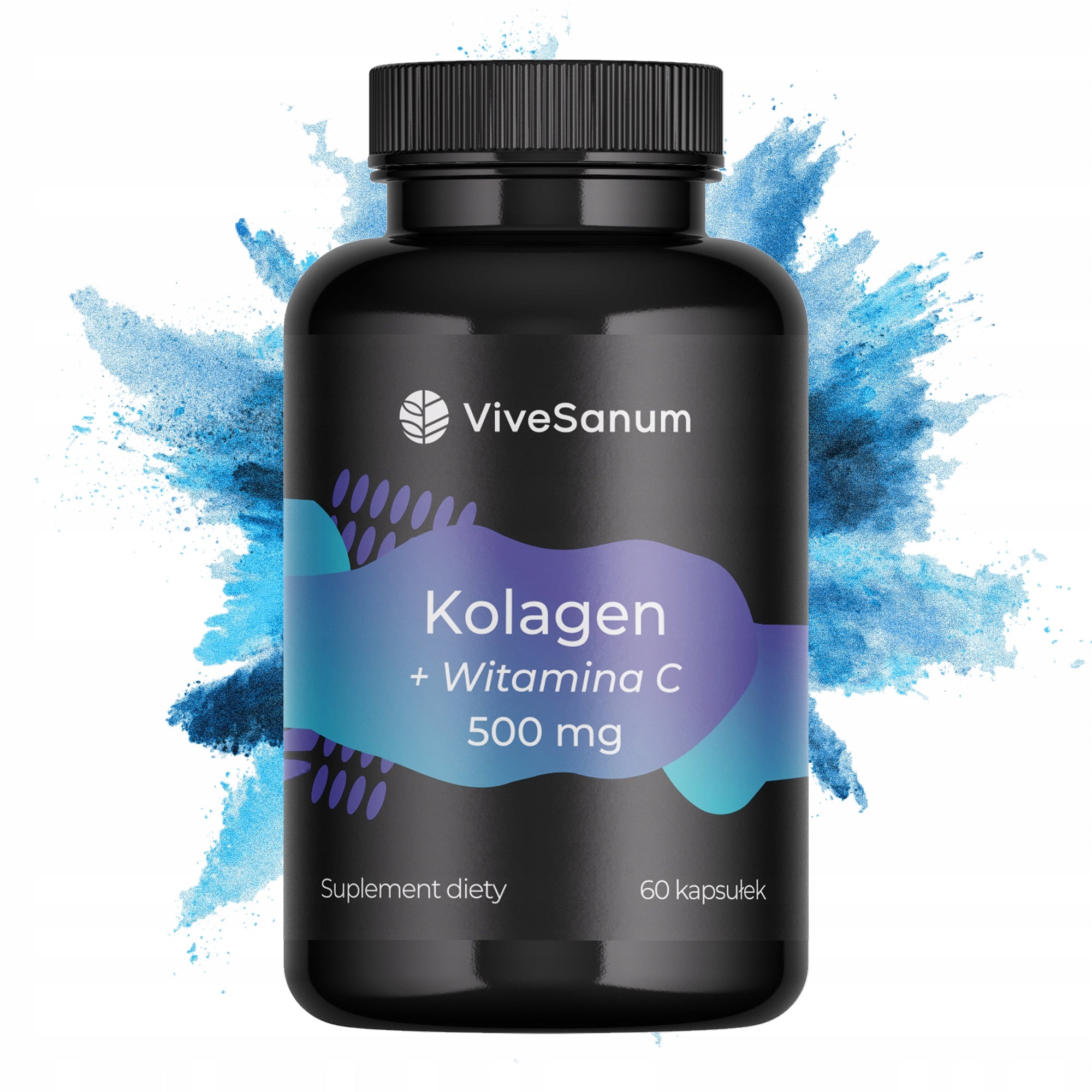 Collagen + Vitamin C - Healthy joints, bones, muscles - 500 mg