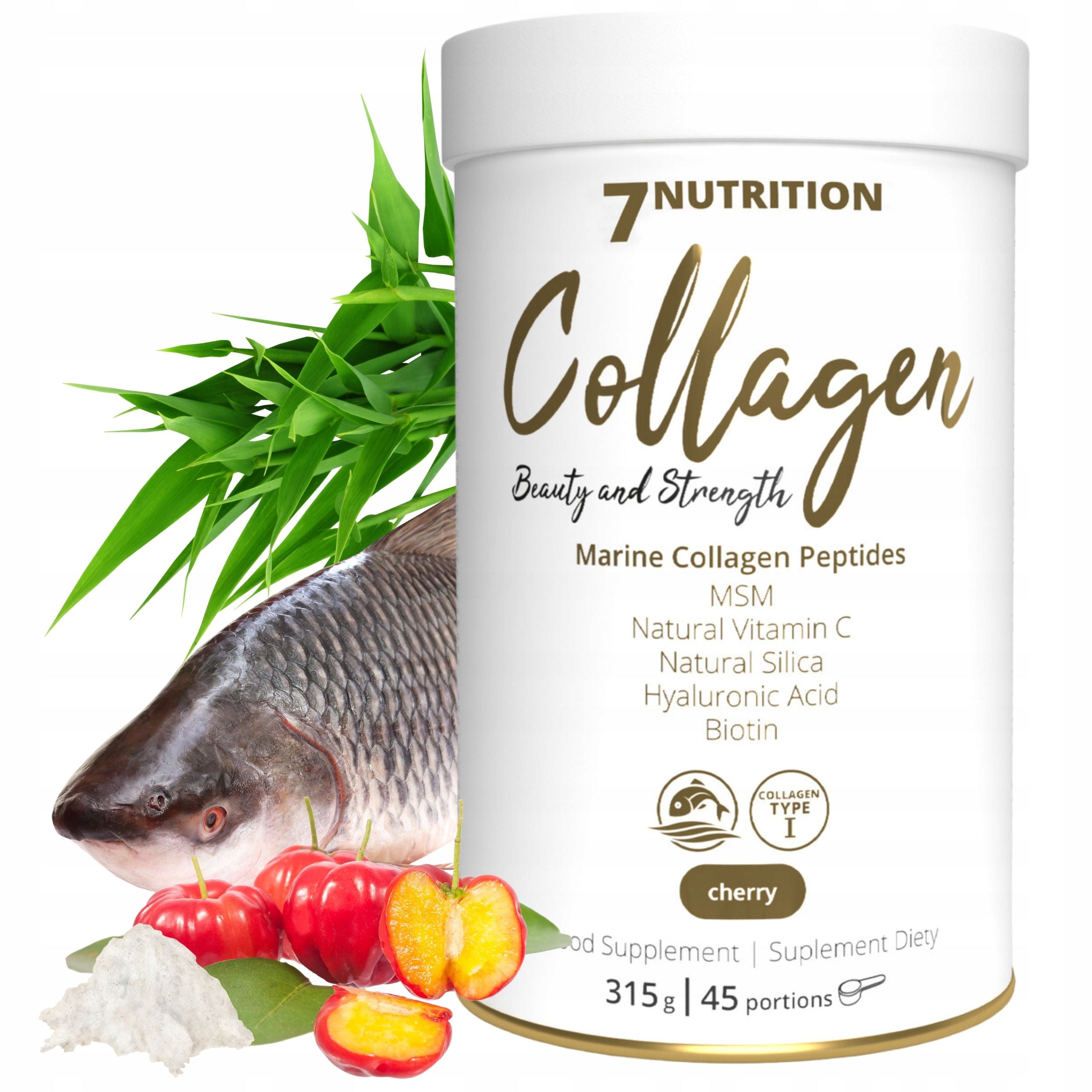 Collagen for drinking MSM Vitamin C Hyaluronic Acid Biotin Bamboo Extract