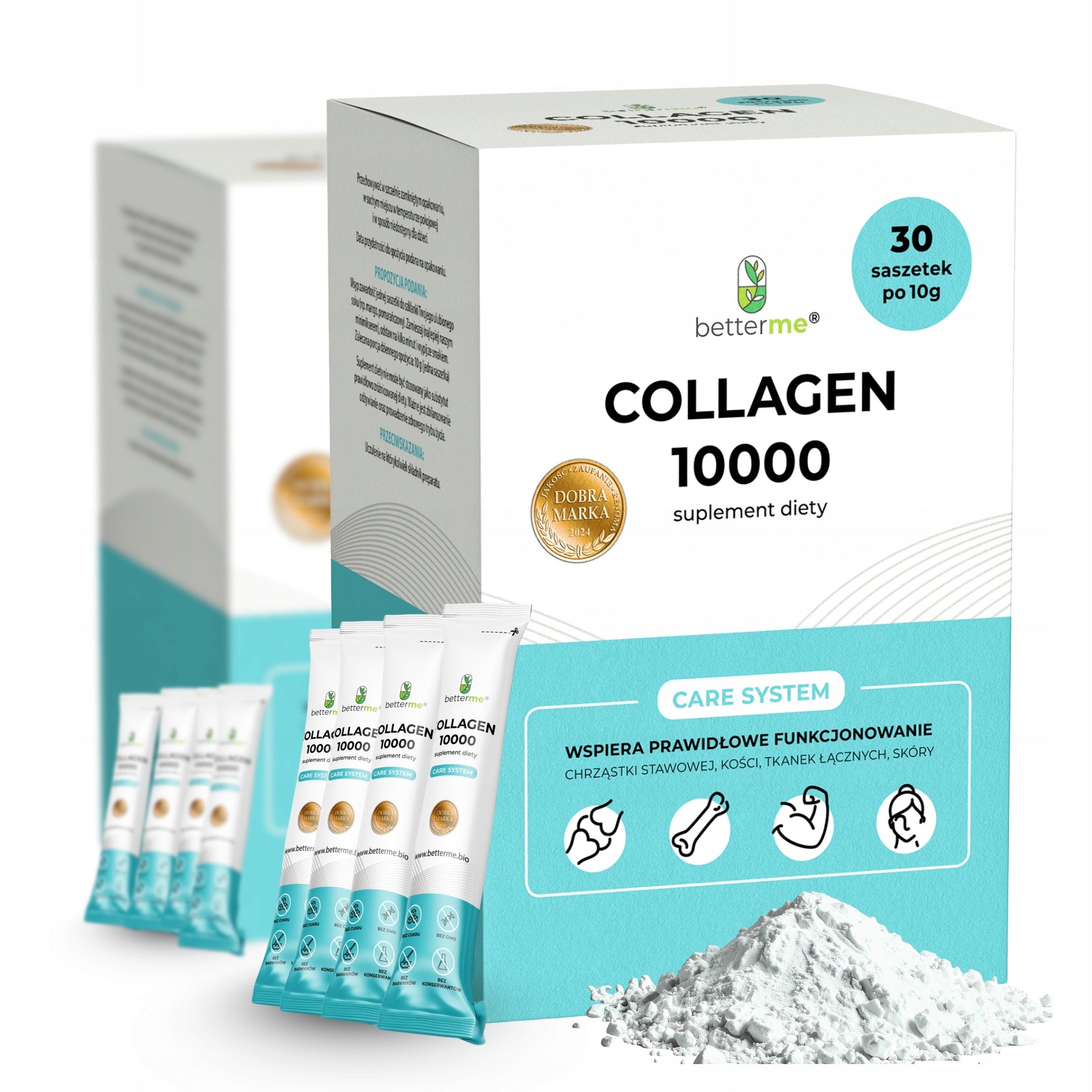 Collagen for joints 10000 fish + hyaluronic acid + vitamin C 60 sachets