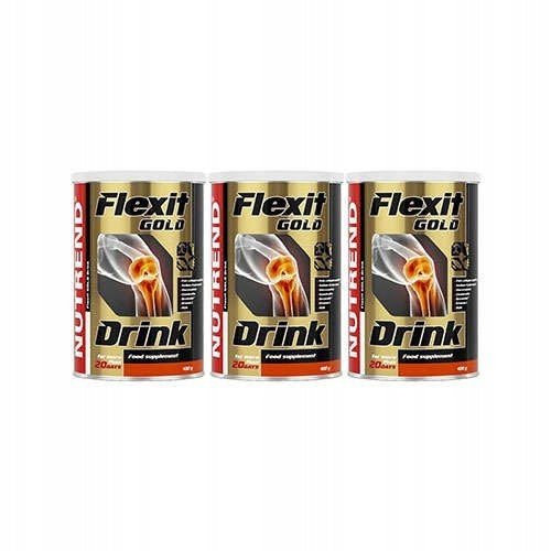 Collagen for joints NUTREND Flexit Gold Drink 400g MSM Pear 20 Servings Packaging status original