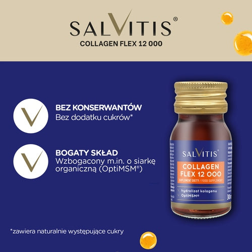 Collagen liquid joint supplement, muscles Salvitis Collagen Flex 12000, 30 bottles Packaging status original