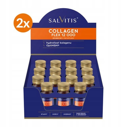 Collagen liquid joint supplement, muscles Salvitis Collagen Flex 12000, 30 bottles