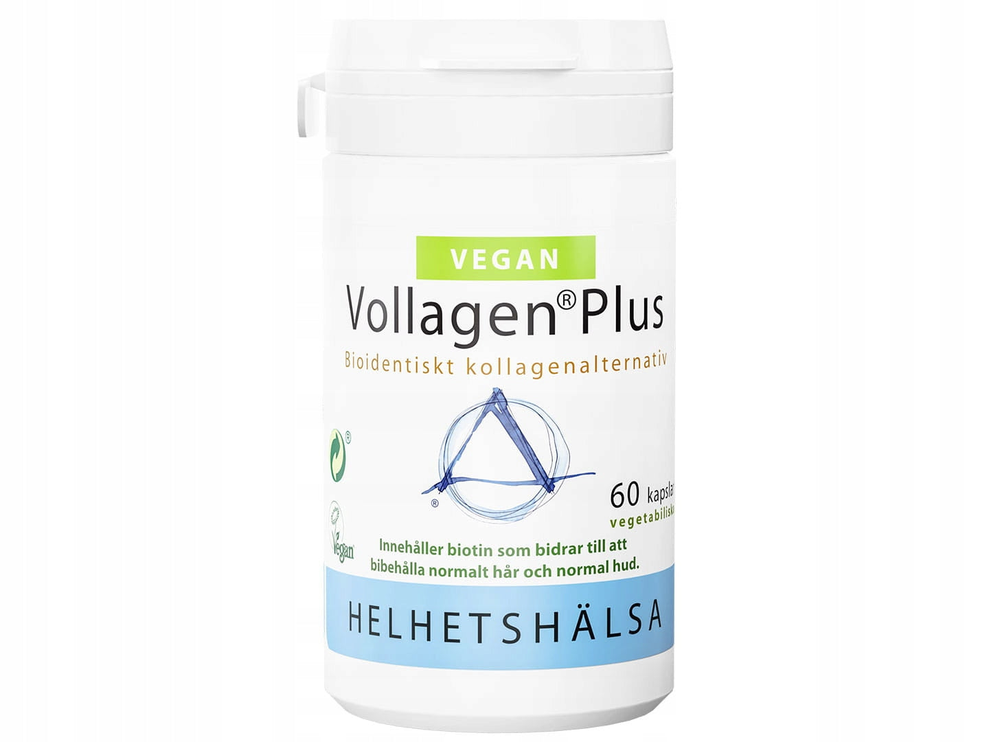 Collagen vegetarian + Biotin 60caps Helhetshalsa