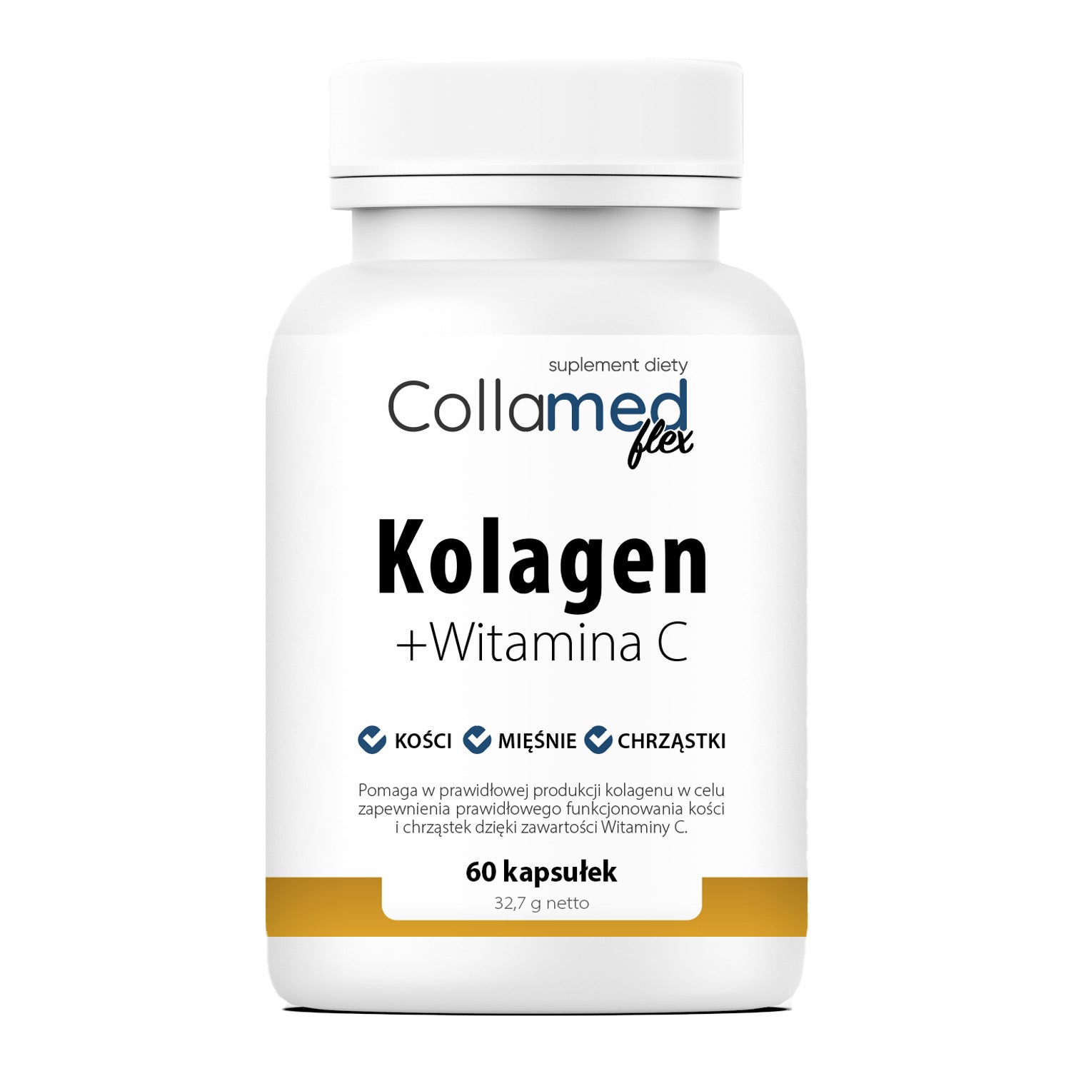 Collamed Flex Collagen for joints beef cartilage vitamin C 60 capsules