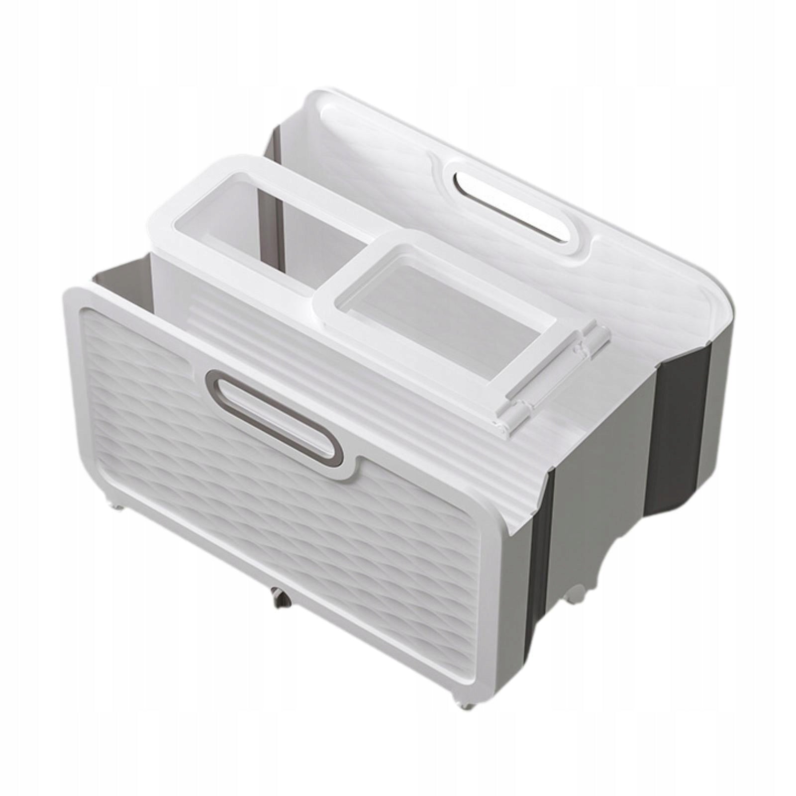 Collapsible Mop Bucket Basin Foldable Convenient Portable Double barrel Brand no brand