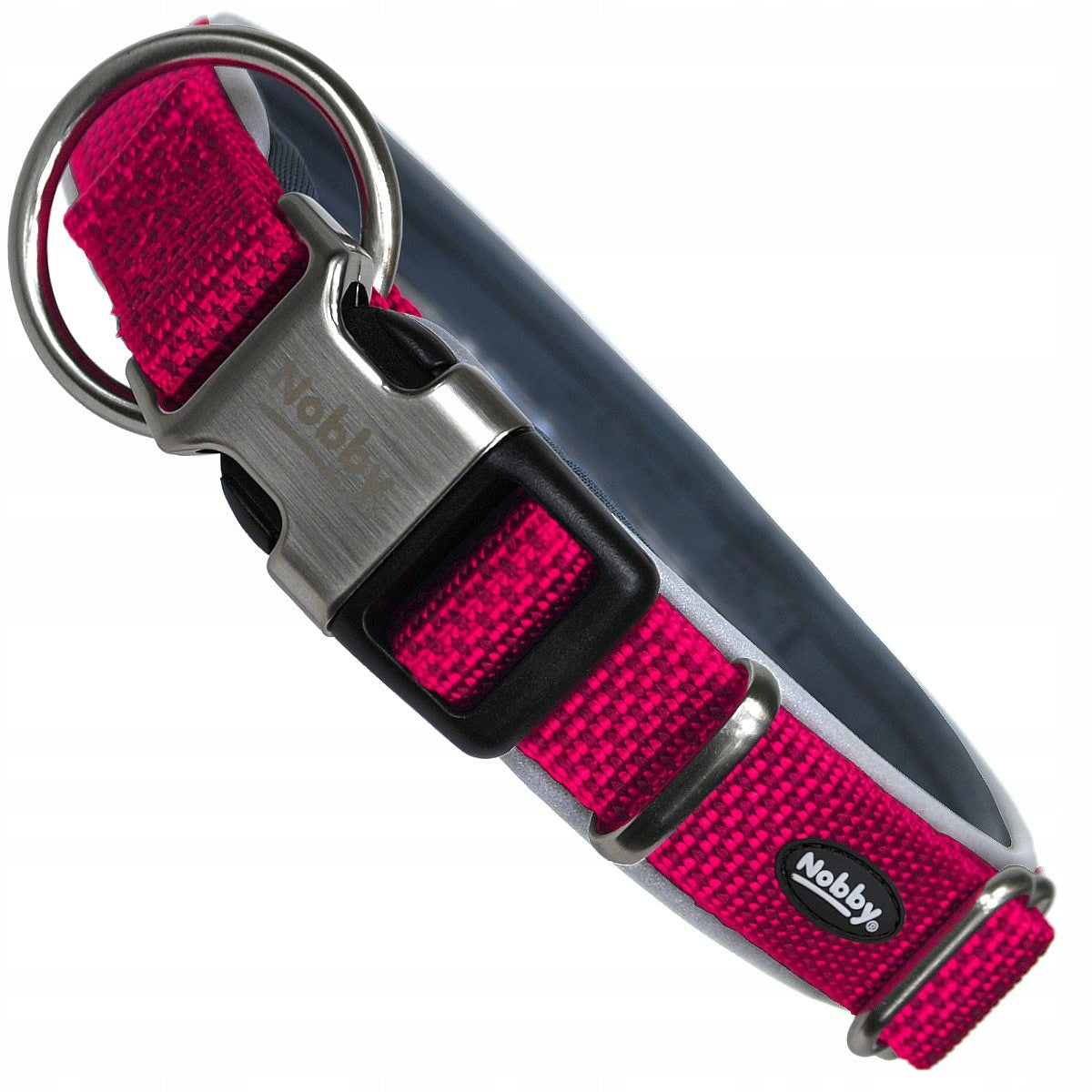 Collar Classic Royal Preno M-L width 25/35mm, length 45-55 cm raspberry