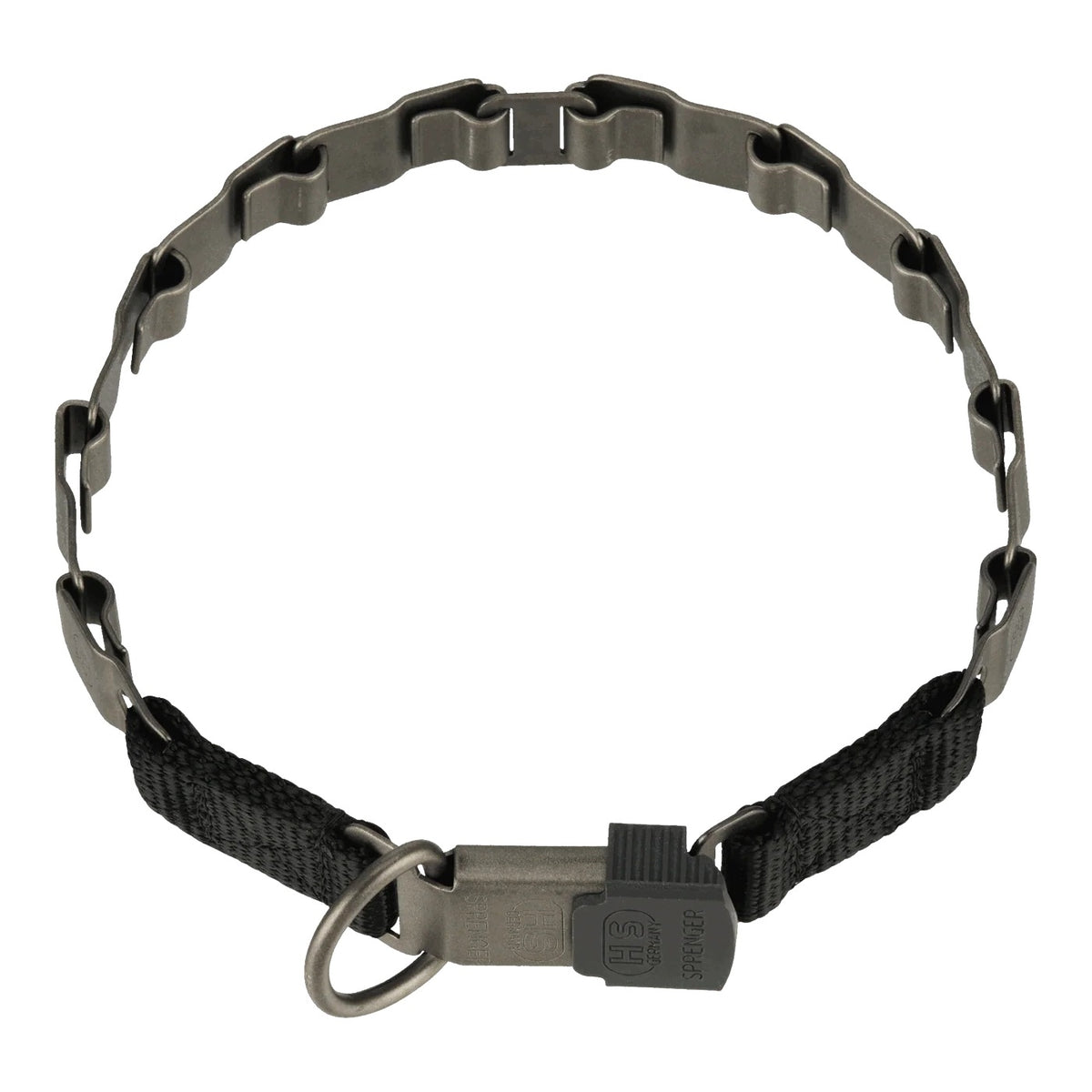 Collar Herman Sprenger Neck-Tech Fun 60 cm stainless steel black matt