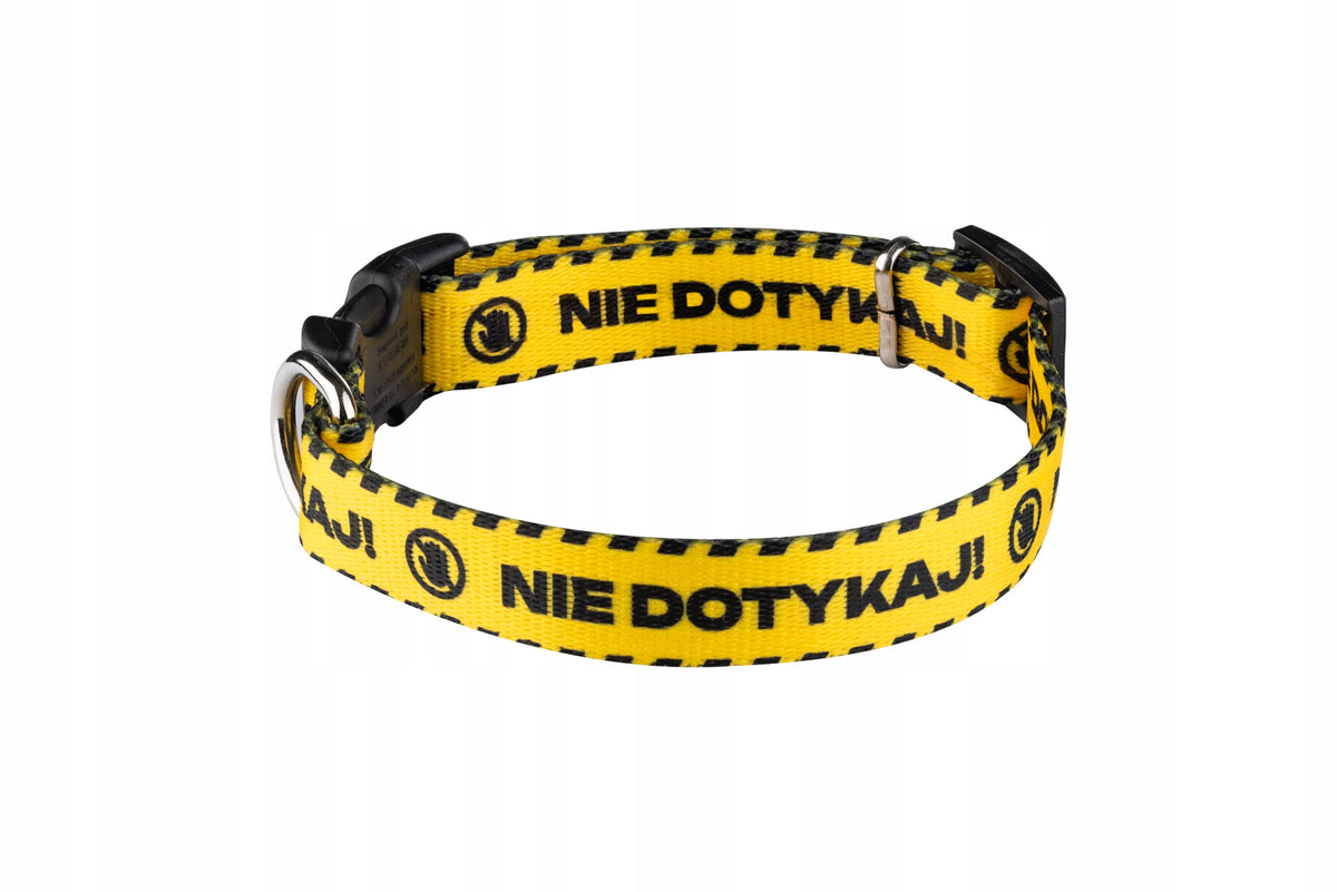 Collar for Small Dog Chaba DO NOT TOUCH Adjustable 25-42CM/2CM Strong Tape Packaging status original