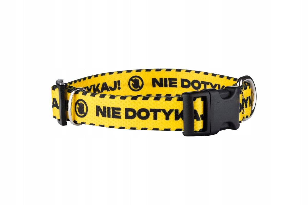Collar for Small Dog Chaba DO NOT TOUCH Adjustable 25-42CM/2CM Strong Tape