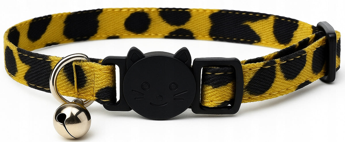 Collar with bell Cat collar Panther collar 1cm