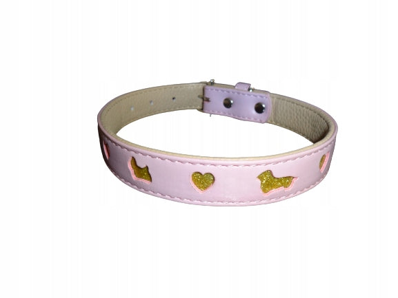 Collar with decorations, size S / length 25-31cm