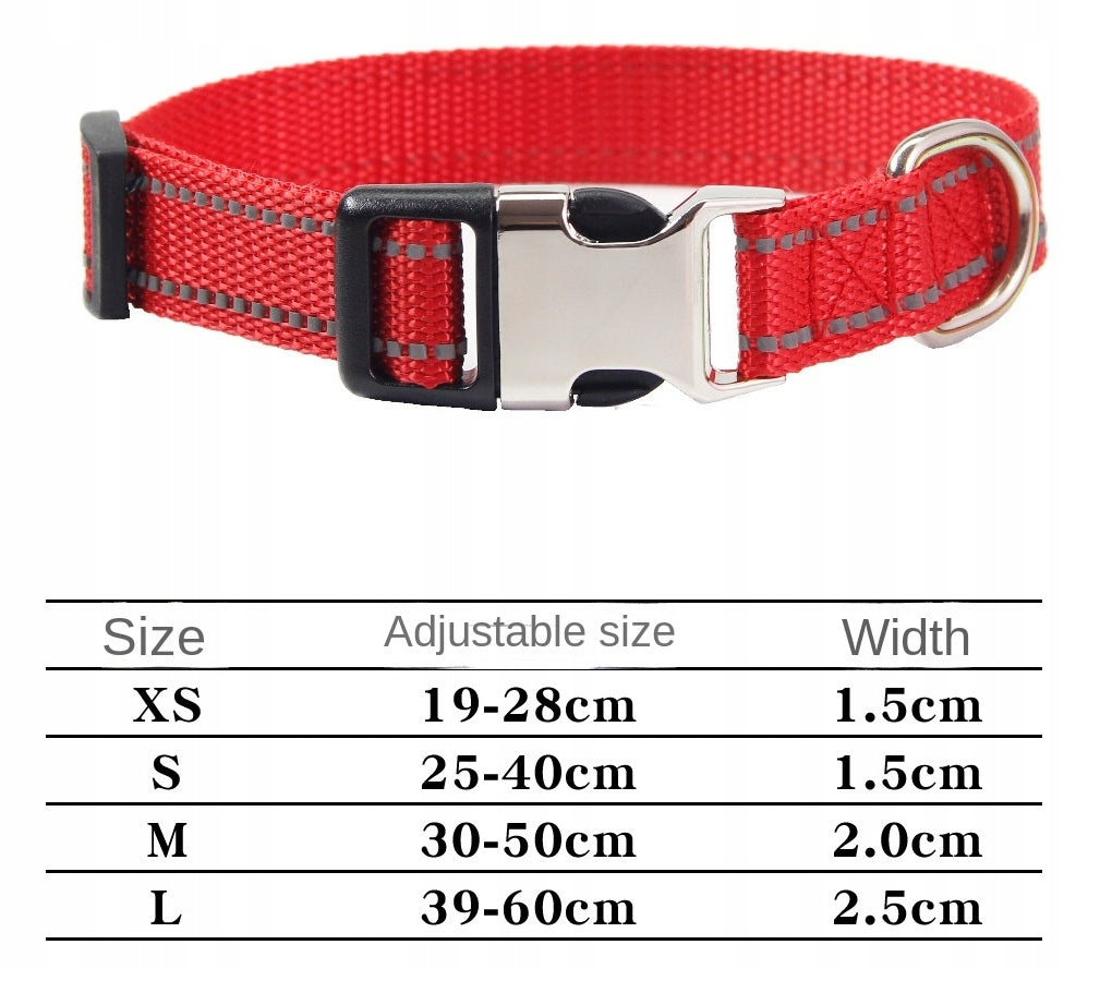 Collar with engraving for Cat Dog YOUR INSCRIPTION! Reflective Blue S Manufacturer code ObrożaID20s