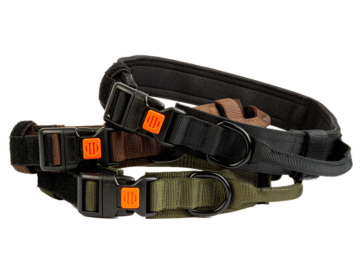 Collar with handle TACTICAL PROTECTION for big dog S 34-42 cm Packaging status original