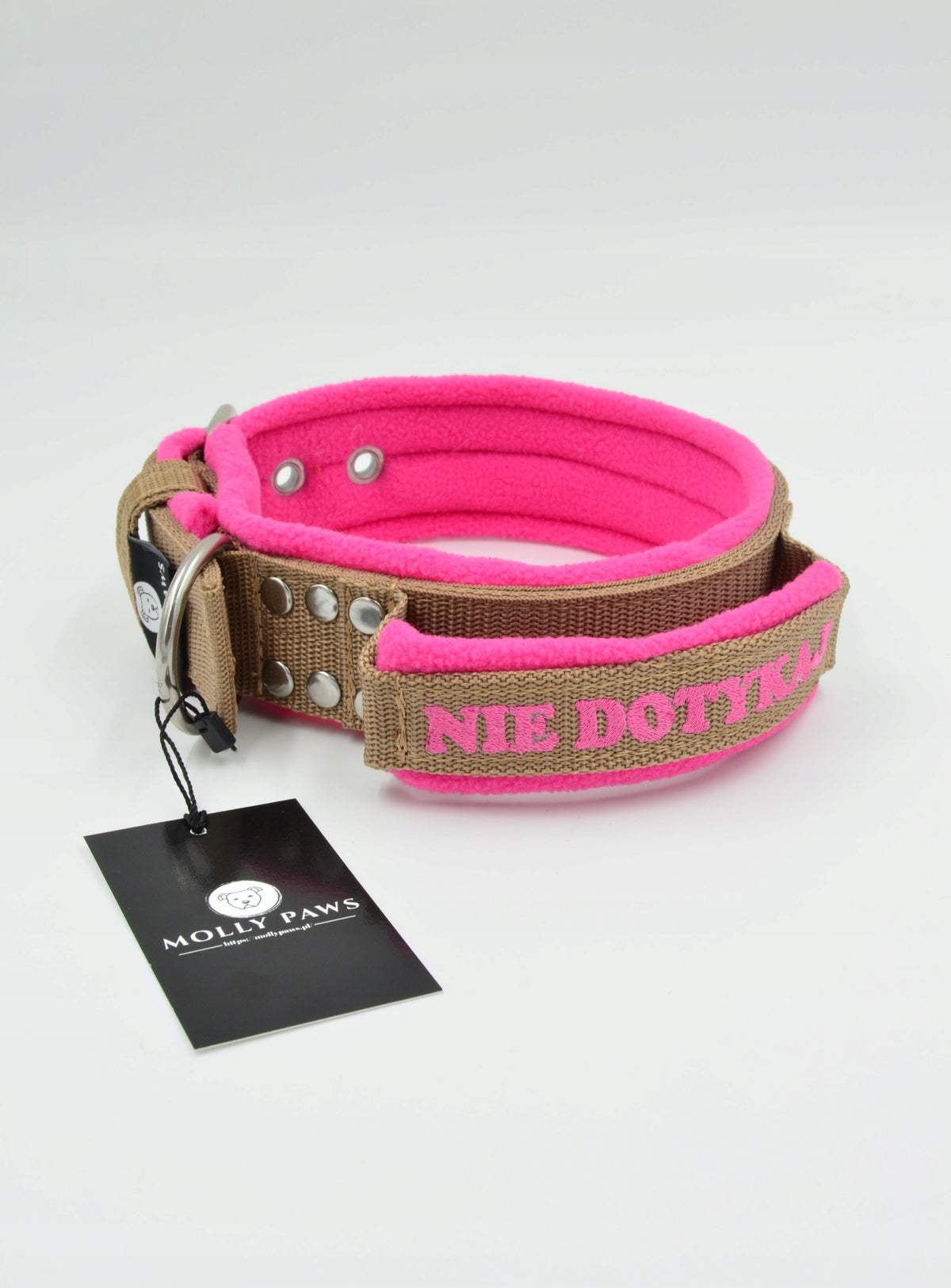 Collar with handle for medium or large dog Roz.38cm-46cm Packaging status original