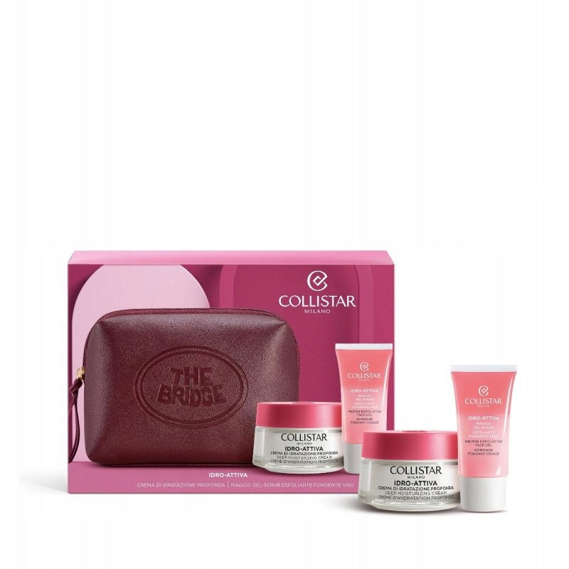 Set Colistar Idro-Attiva für Damen: Gesichtscreme, 50 ml + Gesichtspeeling-Gel, 30 ml + Kosmetik 