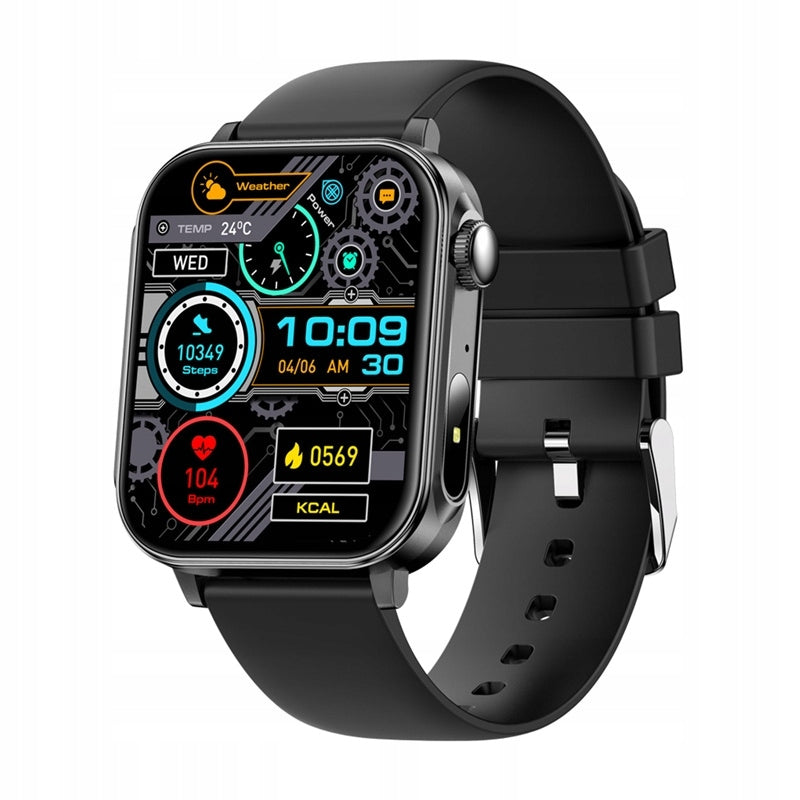 Colmi P80 Smartwatch 100 Sports Modes Waterproof Heart Rate Measurement Black