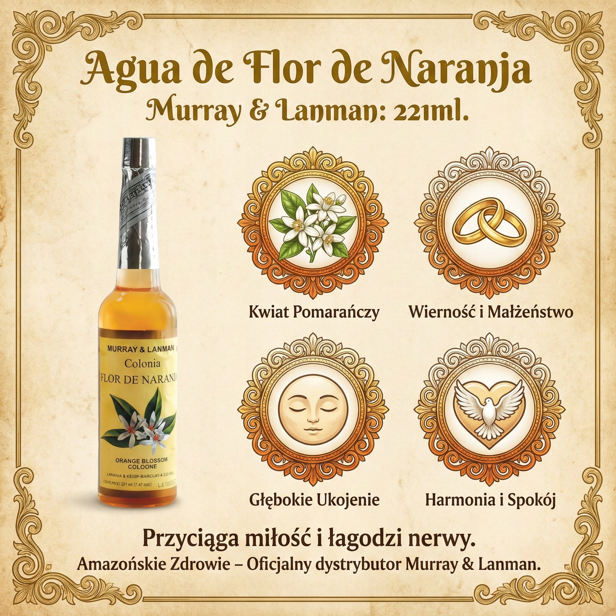 Colonia Flor de Naranja Murray & Lanman – Láska, Pokoj a Svadba (kolínska) Brand Murray & Lanman