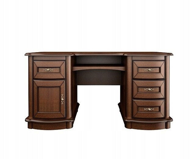 Colonial Desk with Drawers HAVANA H31 Brown