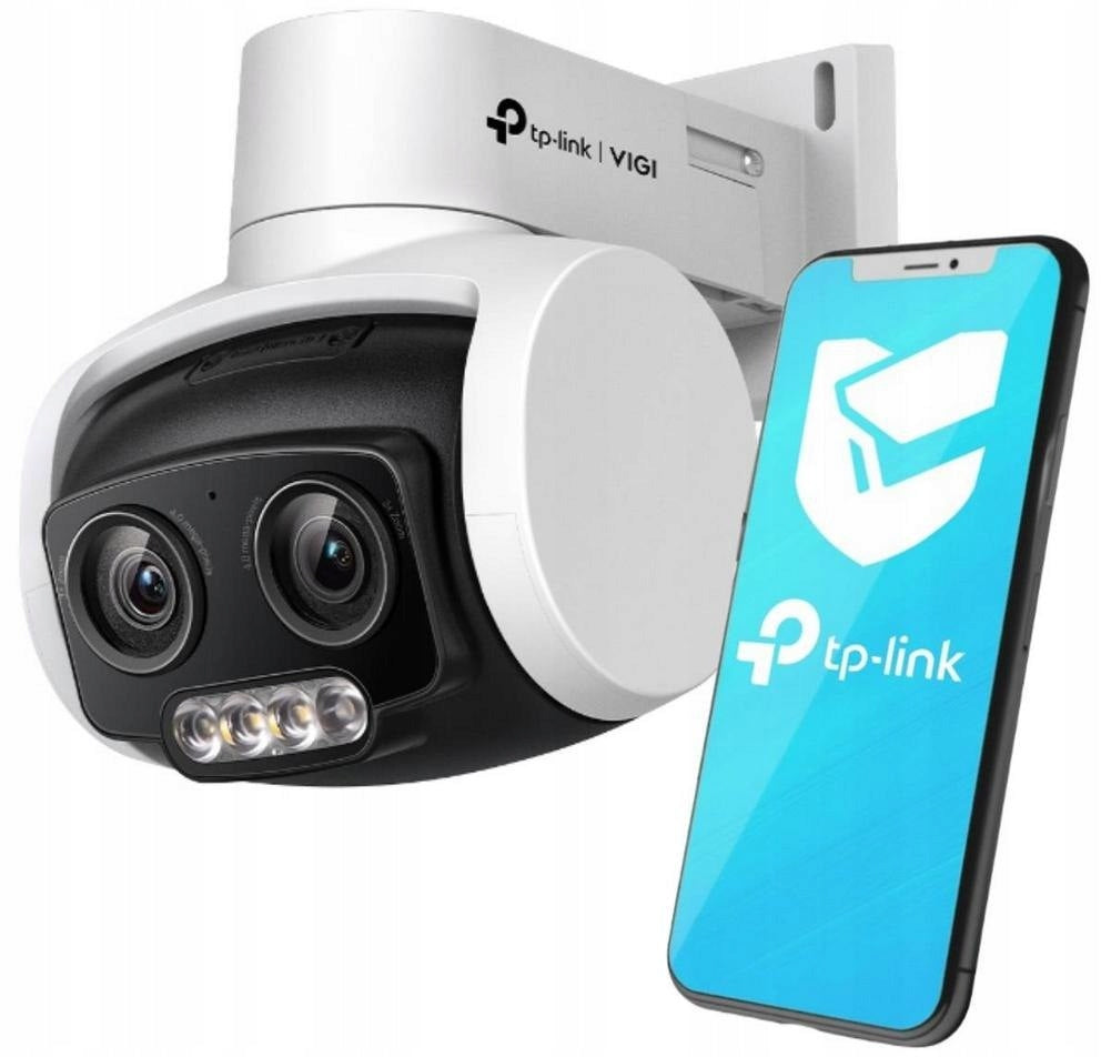 Color IP Camera, Dual Lens, Rotating Tp-Link Vigi C540V 4 Mpx