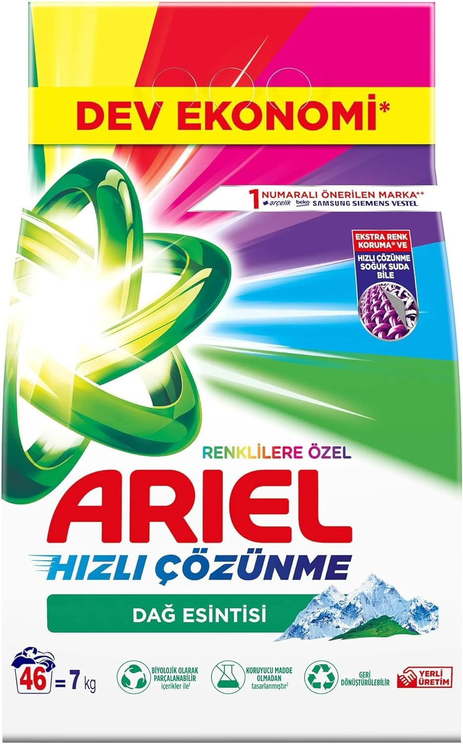Color Washing Powder FRAGRANCE EFFECTIVE Nice Scent Efficient 2x7 kg