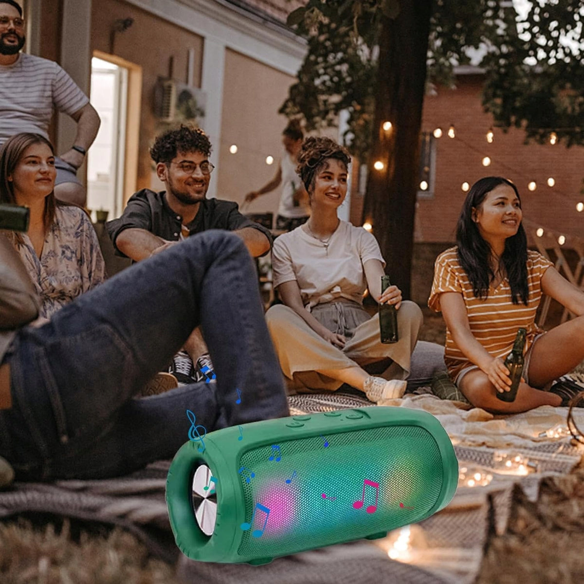 Color Wireless Speaker | 800mAh Hifi LED Light Speaker | EAN (GTIN) 6901882874328