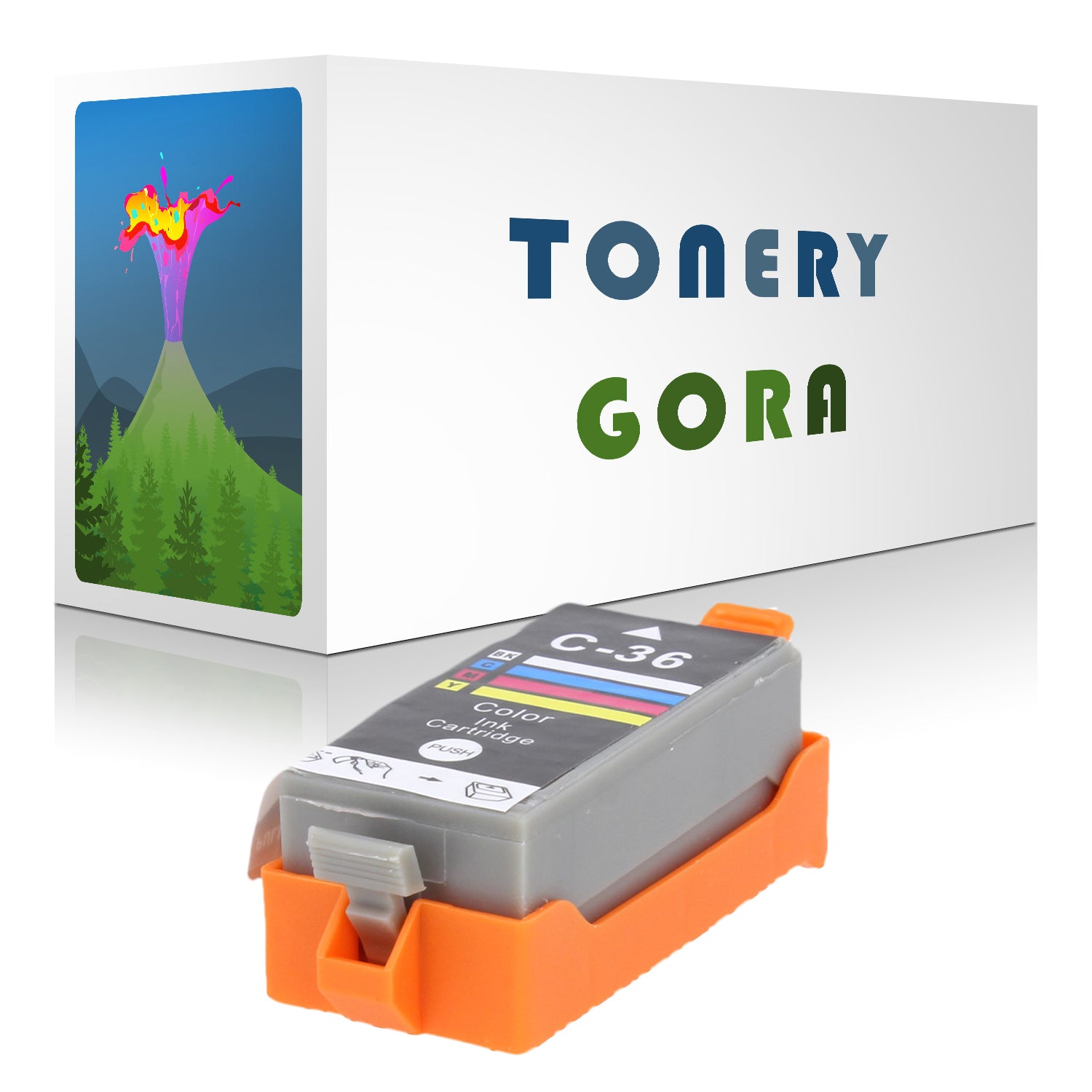 Color ink for Canon CLI36 iP100 iP110 mini260 mini320 CMY