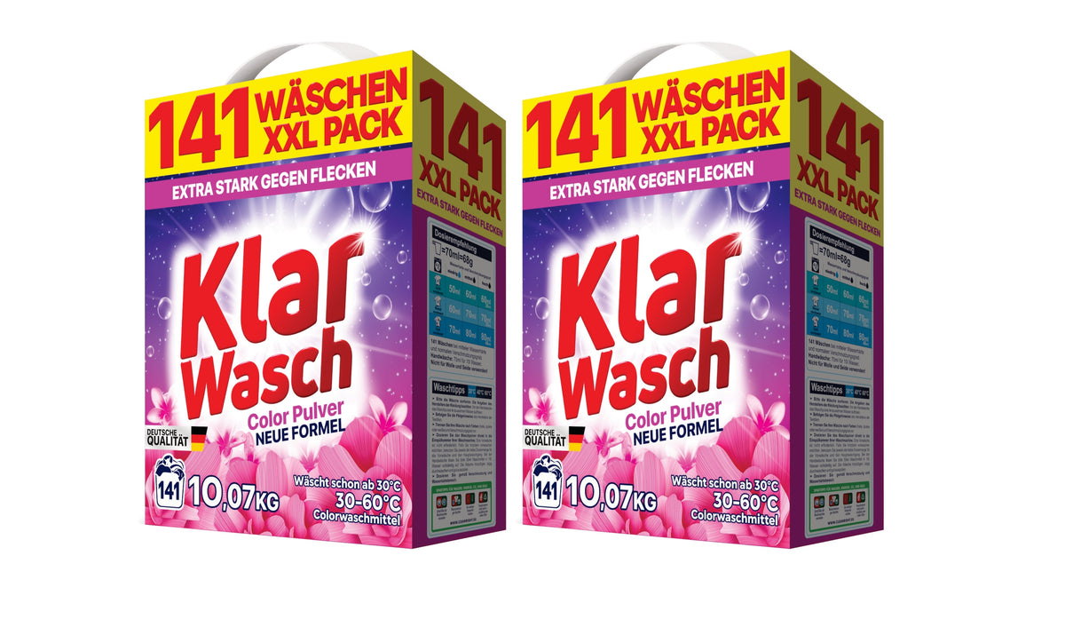 Color washing powder IMPROVED FORMULA SMELLS BEAUTIFUL 2x10,07 kg
