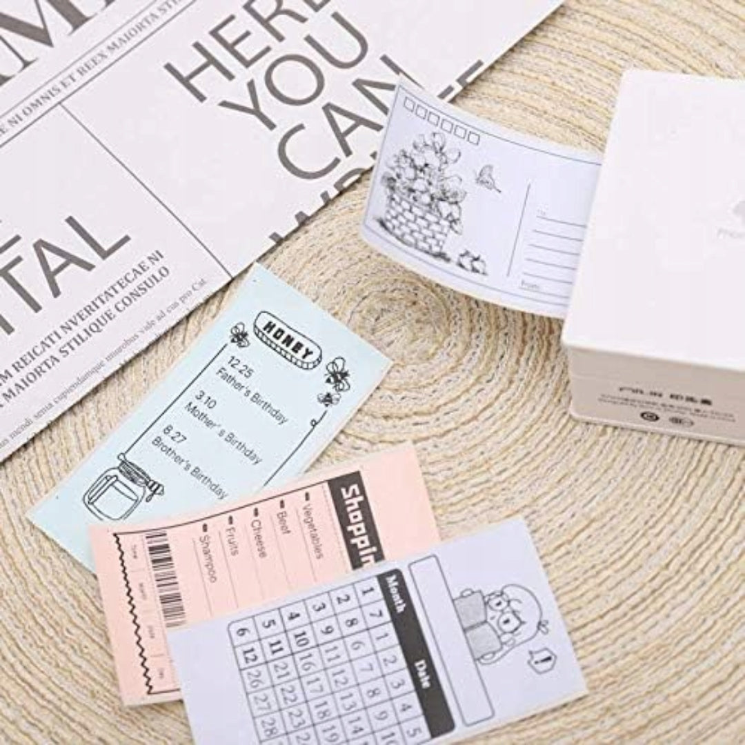 Colorful thermal self-adhesive paper for mini printer Phomemo 3 pcs Packaging status original