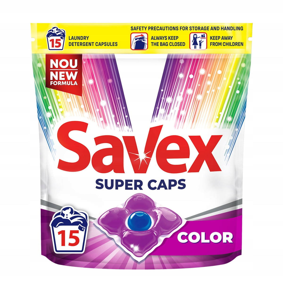 Colour Washing Capsules 15 Pack Effective Color Savex Super Caps
