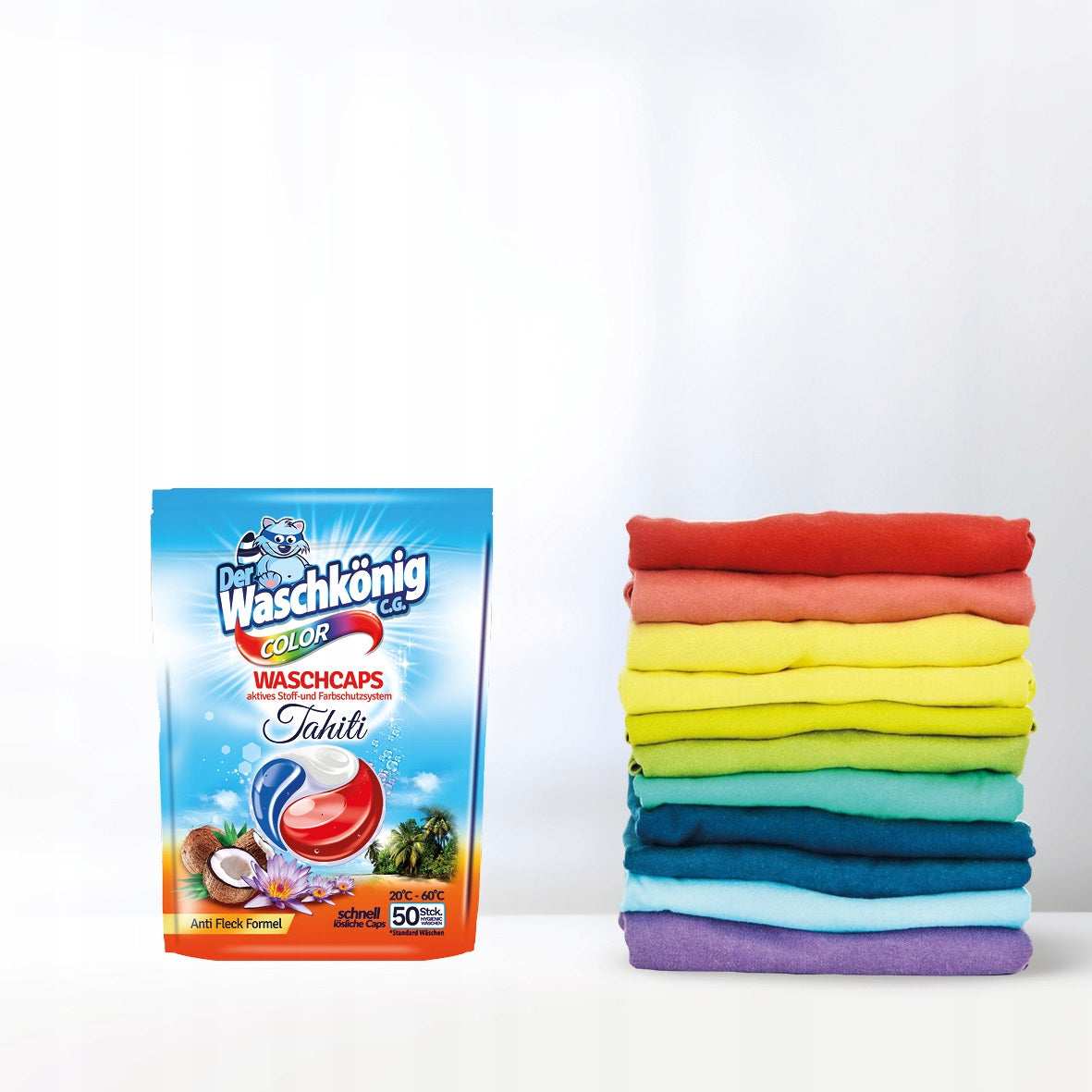 Colour Washing Capsules 50 PCS Waschkonig, Tropical Fruit Scent Trade name other