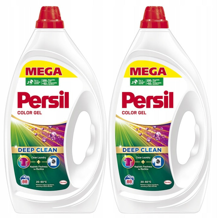 Colour Washing Gel Persil Deep Clean Color 176 Washes 2x3,96L