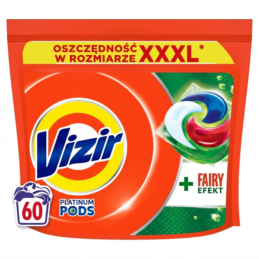 Colour capsules Vizir Platinum PODS Fairy Effect 60 pcs.