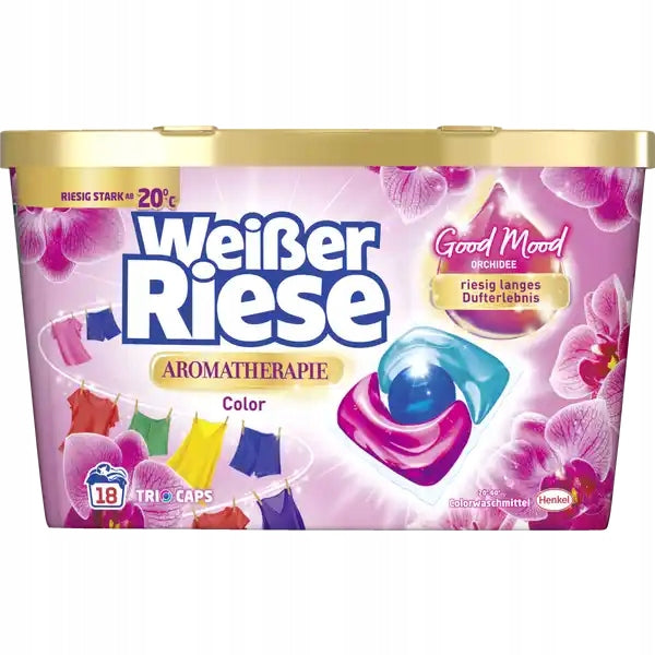 Colour washing capsules Weisser Riese 18 washes