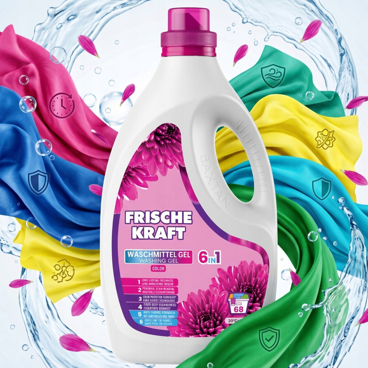 Colour washing liquid FRISCHE KRAFT 2,04 l Manufacturer code 4262488010544
