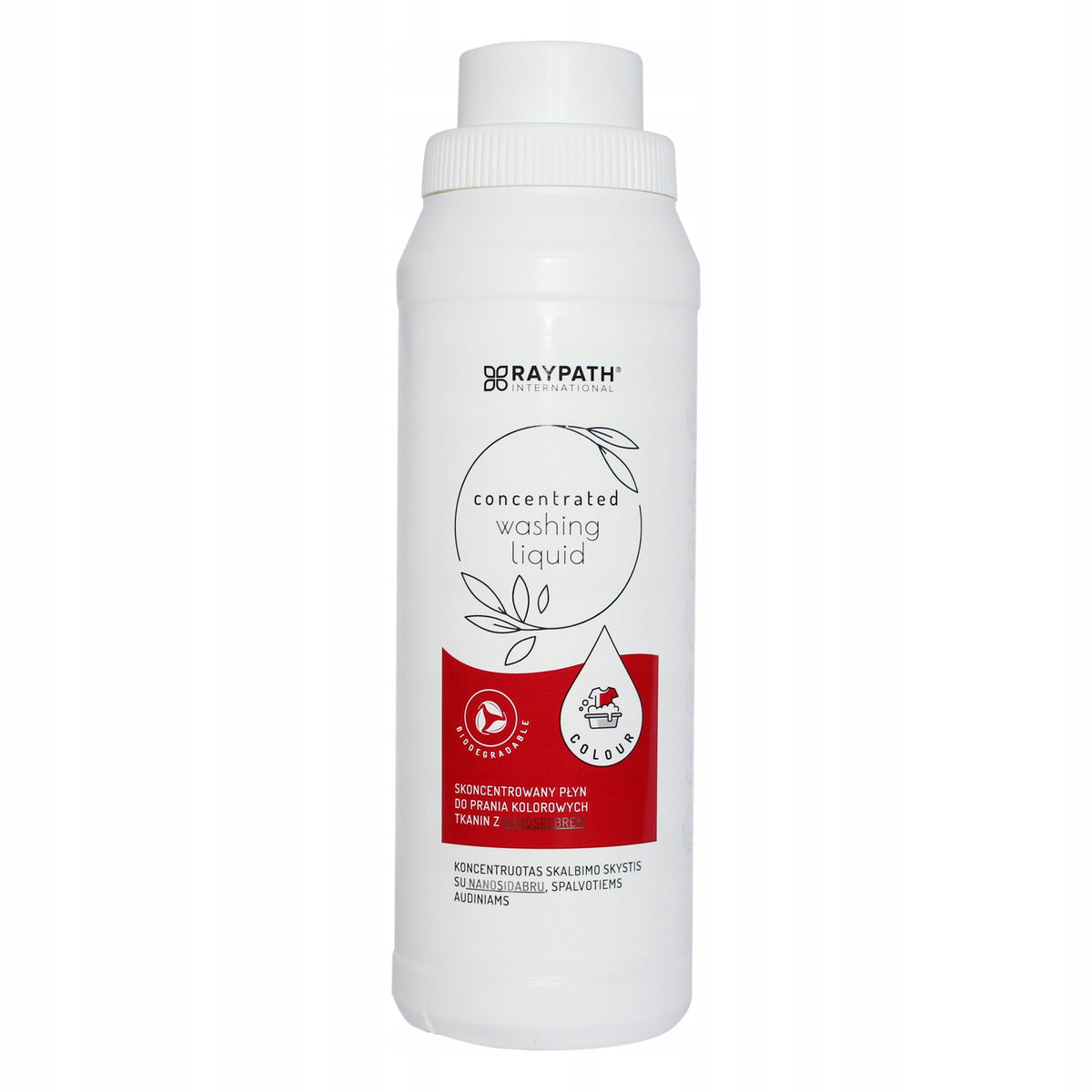 Colour washing liquid Raypath 0,5 l Manufacturer code Płyn do kolorowego prania RayPath
