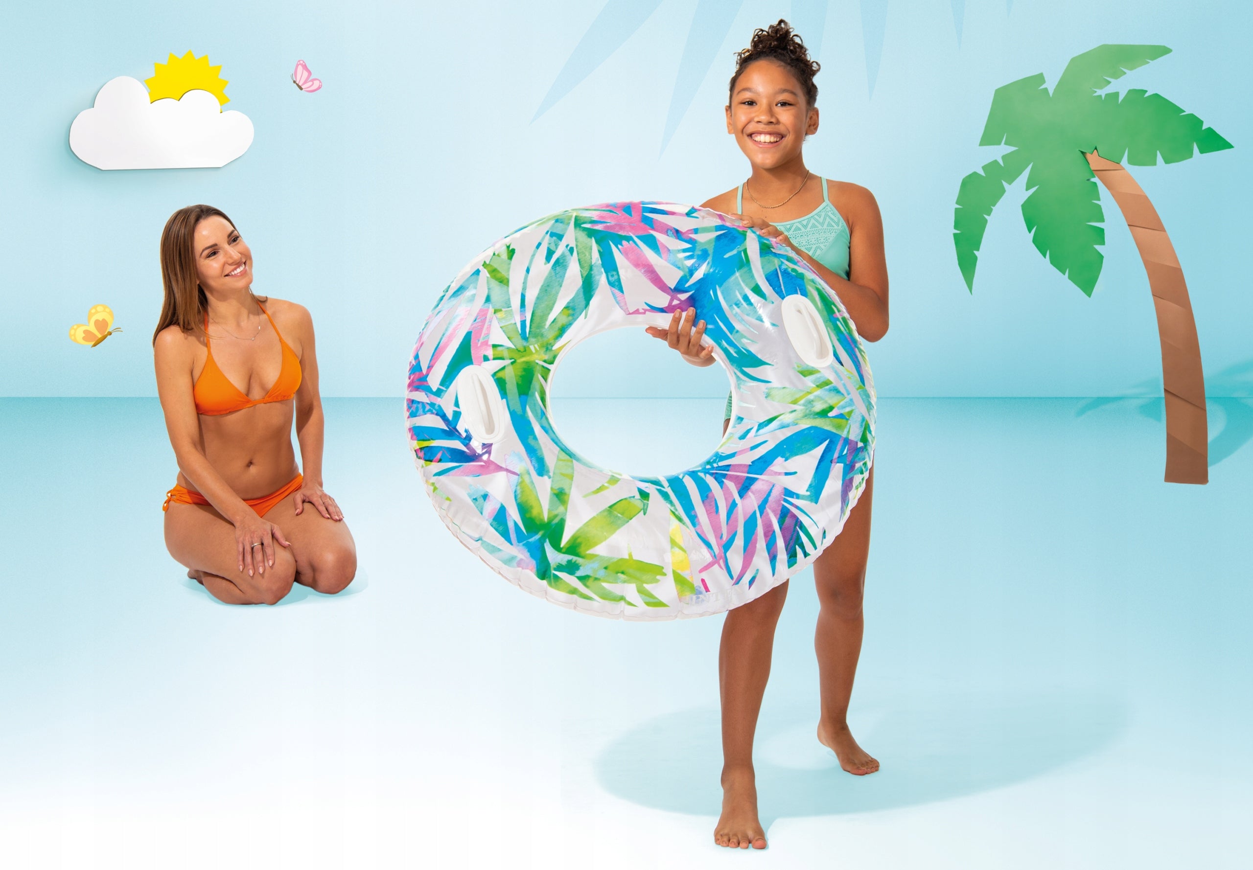 Colour wheel with handles 97 cm -Intex Packaging status original