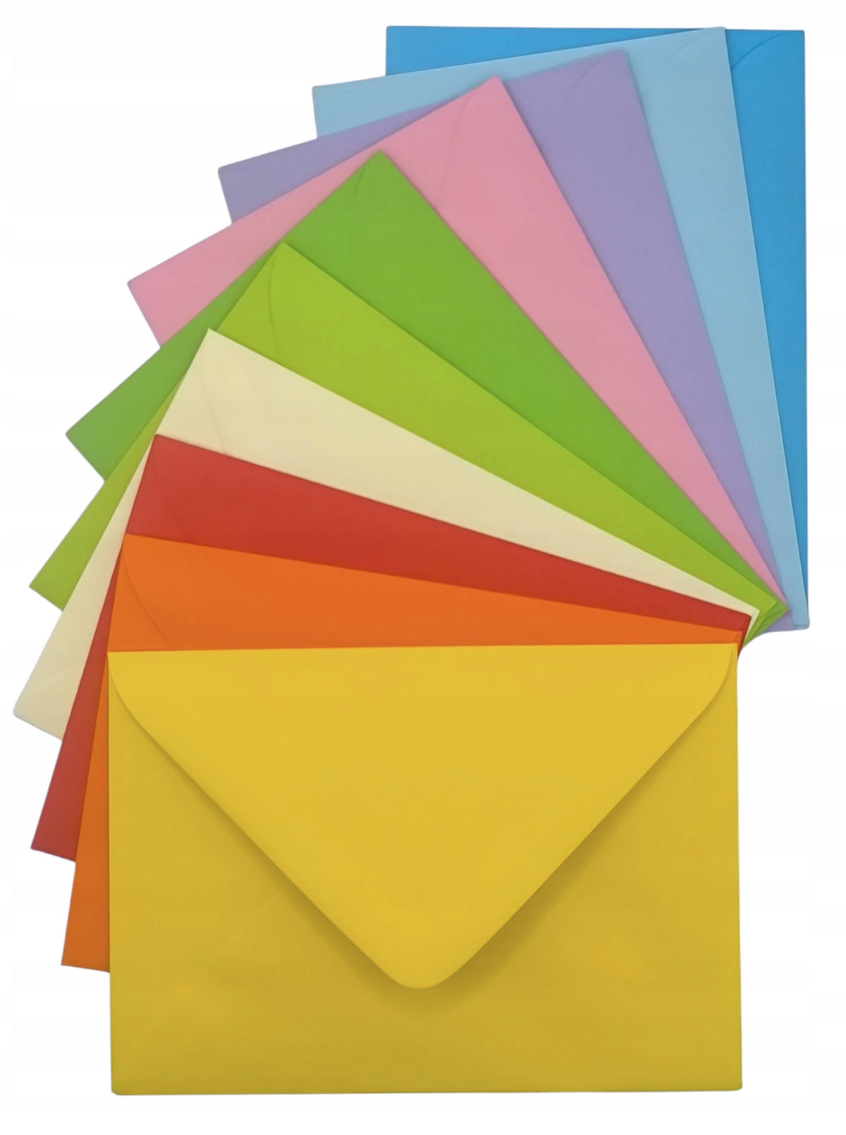 Coloured envelopes C6 - 10 colours ART KING 100 pieces set mix colour Packaging status original