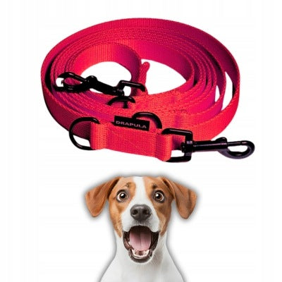 Coloured lanyard | Welded fittings, solid for dog XS/S - DRAPULA